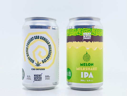 「NIGHT WATCH PROJECT」第5弾 まるでシェイク！とろけるマウスフィールと個性的なアロマ 『Melon Milkshake IPA』『CBD Vanilla Milkshake IPA』 9月30日(木)2種同時発売