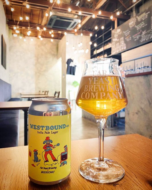 福岡BEERSONICとのコラボビールシリーズ第4弾 「Far Yeast WESTBOUND 4th India Pale Lager」 1月20日(水)より限定発売