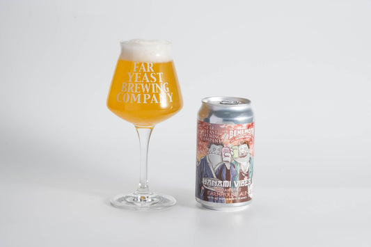 Behemoth Brewing×Far Yeast Brewing 伝統的なFarmhouse Aleに桃ピューレとNZ産ホップのアクセント『Far Yeast Hanami Vibes』2月20日（火）限定販売