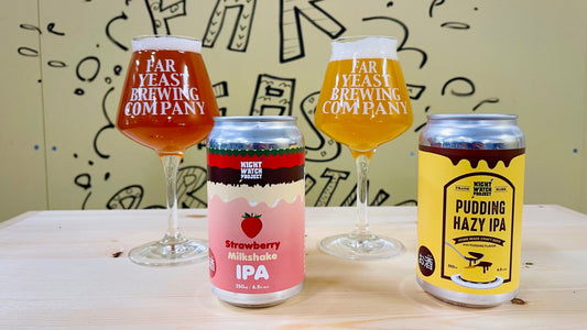 「NIGHT WATCH PROJECT」第4弾 デザート感覚のHazy IPA再び！ 『Strawberry Milkshake IPA』『Pudding Hazy IPA』 7月29日(木)2種同時発売