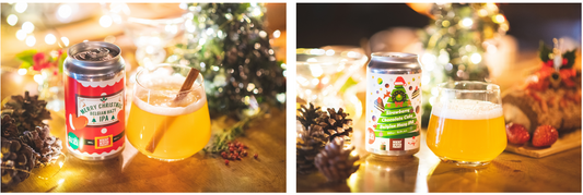 「NIGHT WATCH PROJECT」新作は クリスマスの夜に飲みたいスイートなビール！ 伝統的なクリスマスビールをイメージした 『 Merry Christmas Belgian Hazy IPA』 まるで飲むブッシュドノエル『 Strawberry Chocolate Cake Belgian Hazy IPA』12月9日(木) 2種同時発売