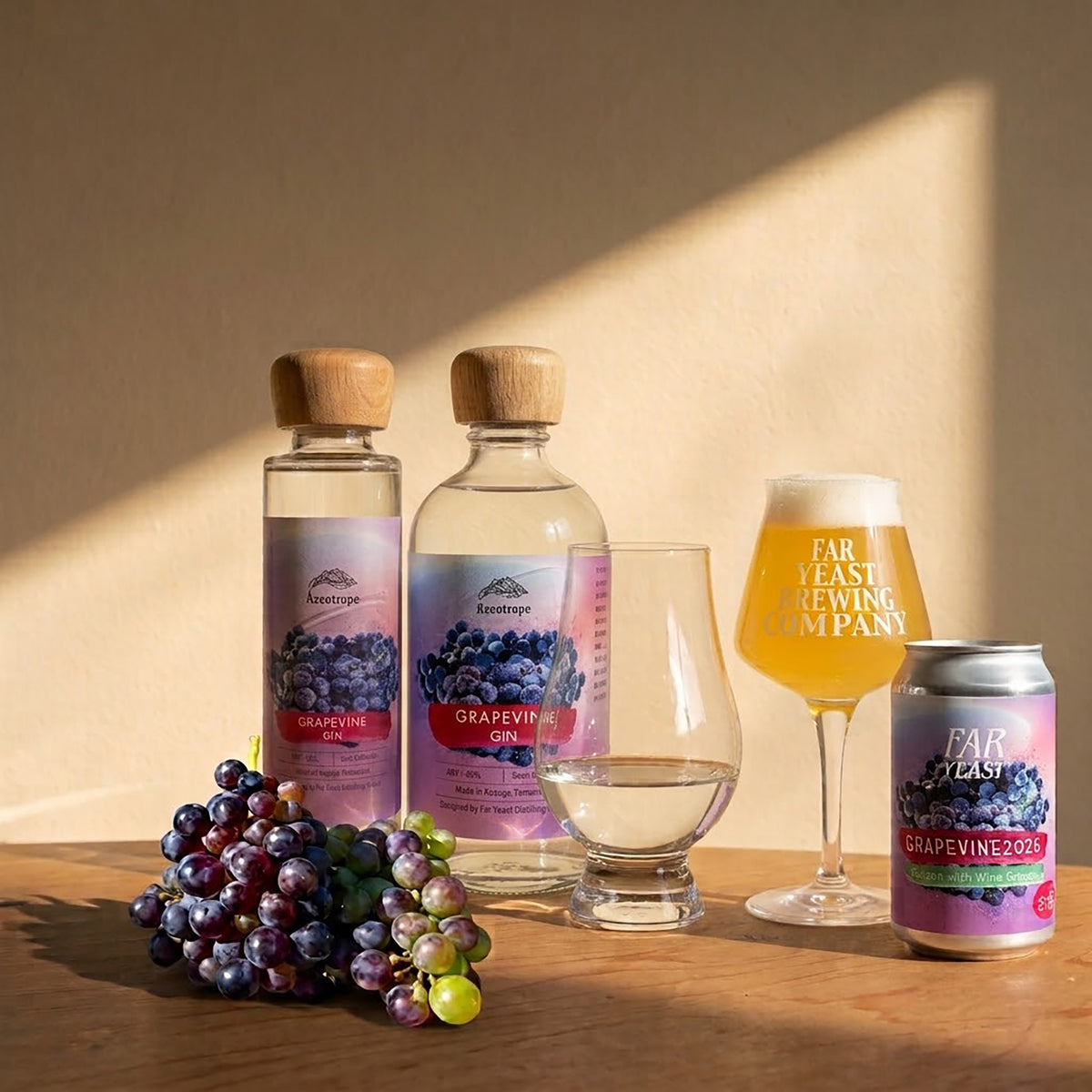 Far Yeast Grapevine2026／Azetrope Grapevine Gin