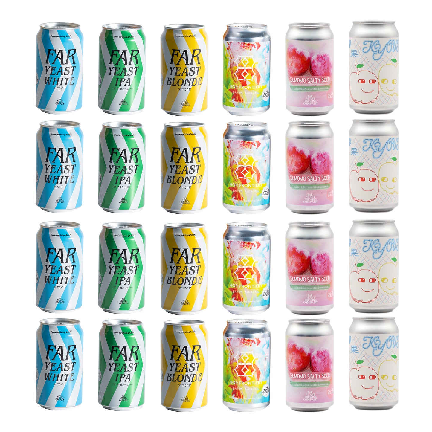 Far Yeast定番4種＆限定2種飲み比べ各4／24本